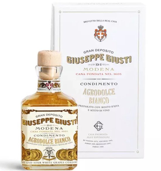 Giuseppe Giusti Witte Balsamicoazijn uit Modena